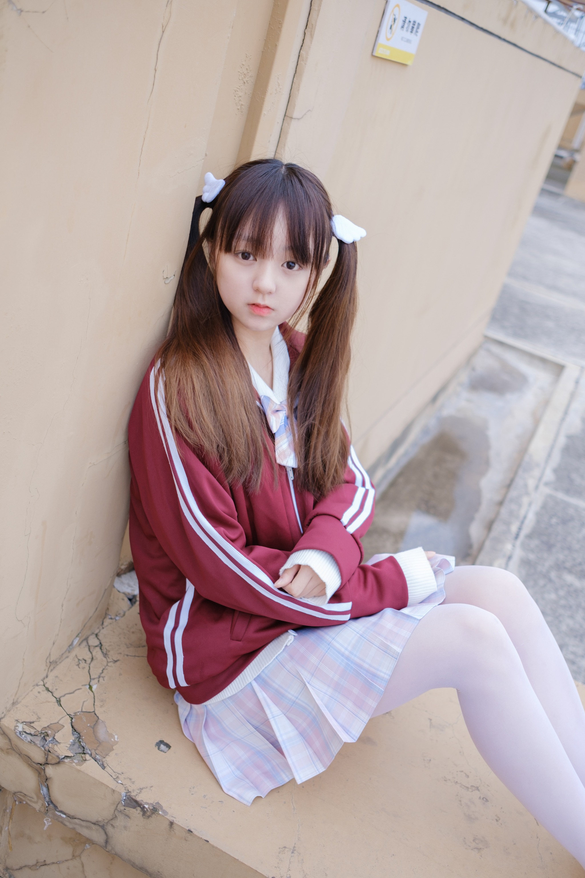 图片[1]-稚乖画册 – NO.029 柴系小乖(稚乖画册) JK捆绑 [90P]-XikXak